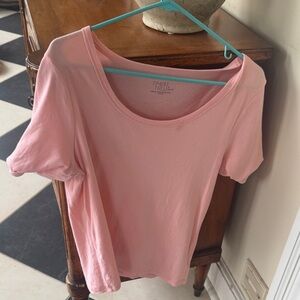 Time and Tru Light Pink Short Sleeve Tee